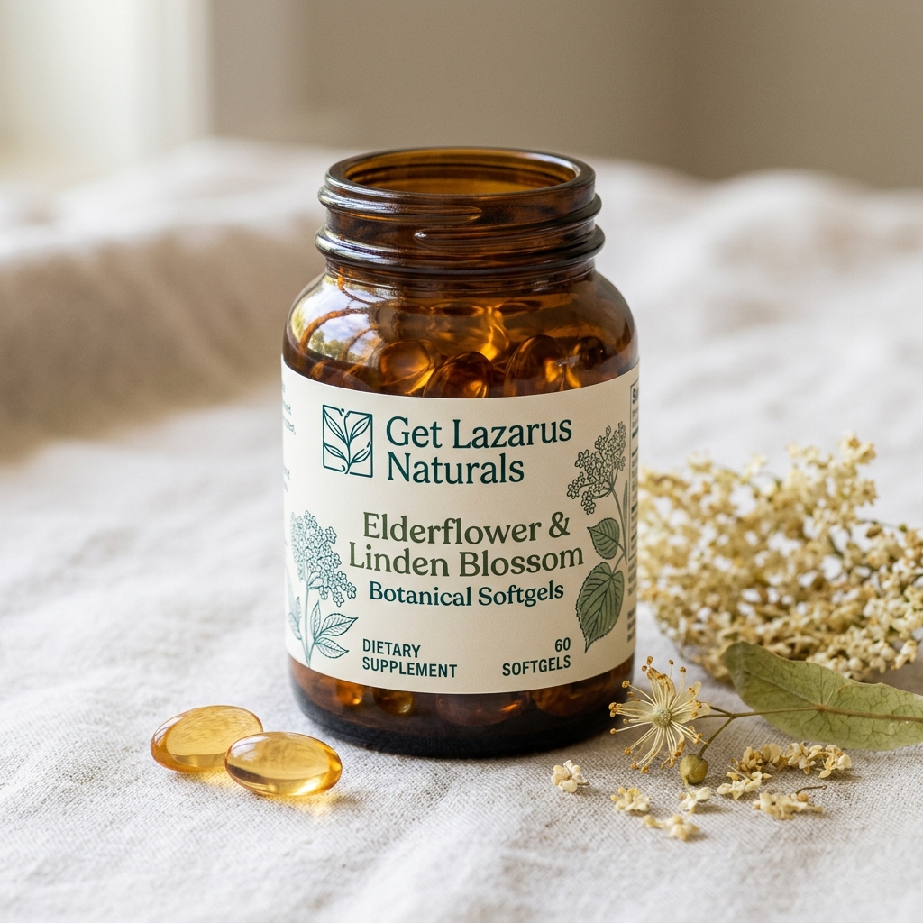 Elderflower & Linden Blossom Botanical Softgels - Image 2