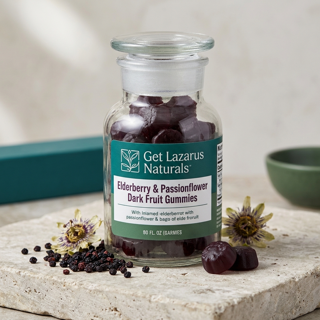 Elderberry & Passionflower Dark Fruit Gummies